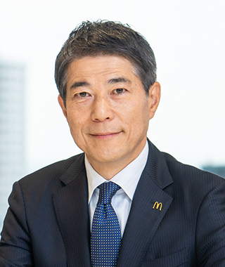 日本マクドナルドホールディングス株式会社 代表取締役社長 最高経営責任者 日色 保 氏の写真